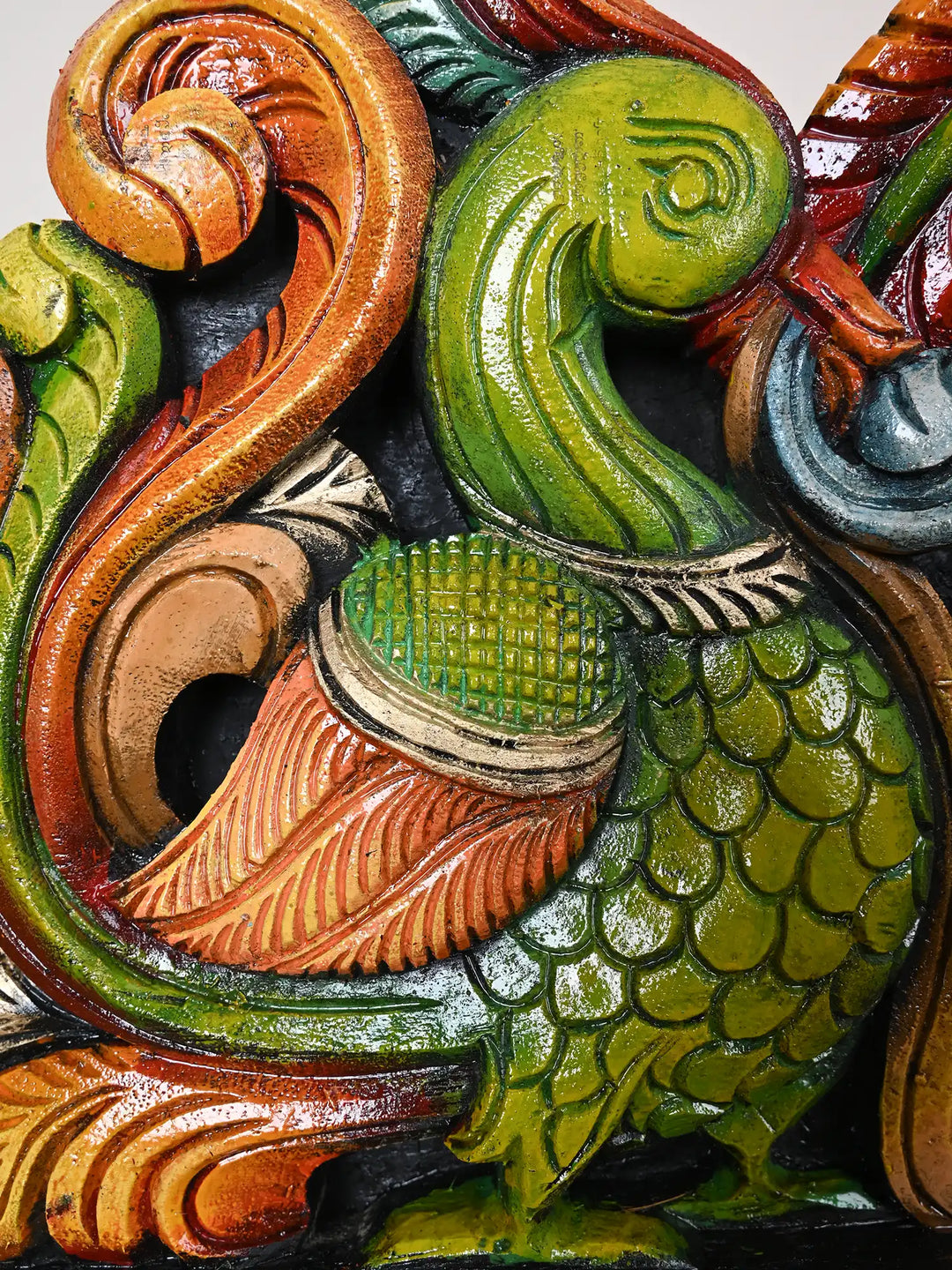 Elegant Multicolored Panel For Sangu Chakra Namam 36"