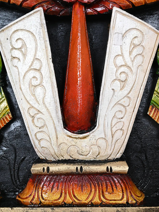 Elegant Multicolored Panel For Sangu Chakra Namam 36"