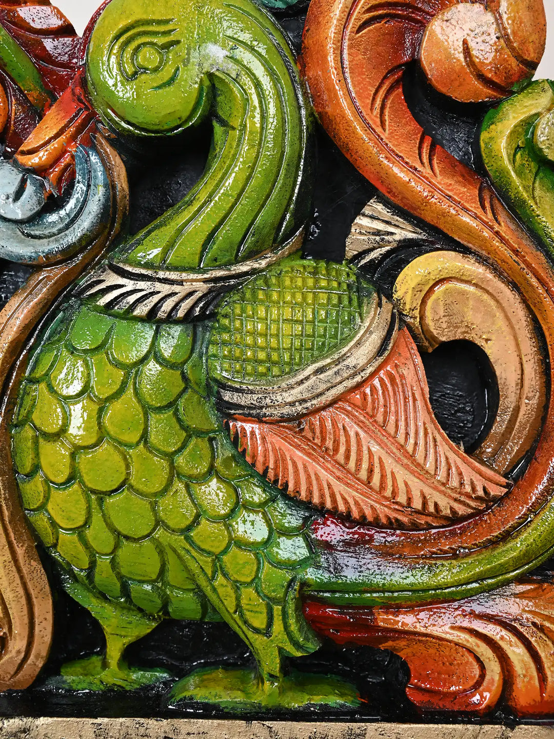 Elegant Multicolored Panel For Sangu Chakra Namam 36"