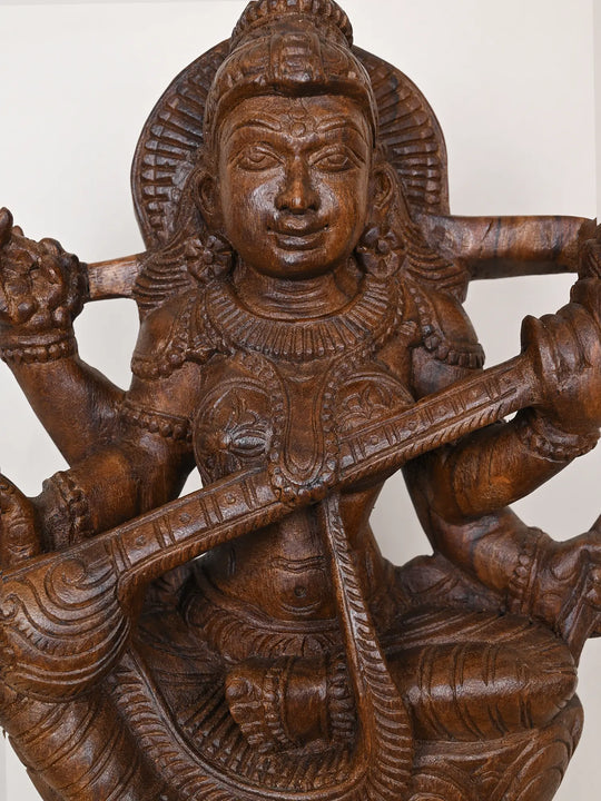 Idol For Goddess Saraswathi 18"
