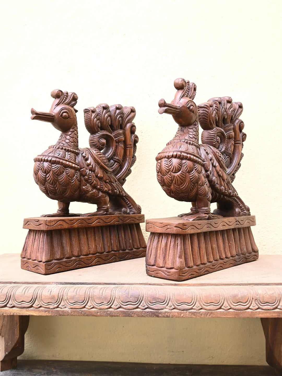 Elegant Couple Of Hamsa Bird 15"