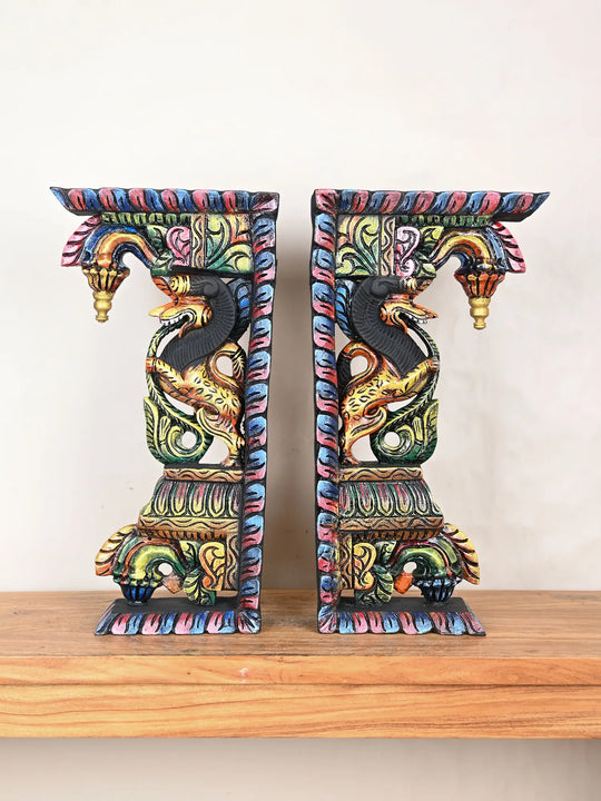 Multicolored Paired Wall Brackets For Yaali 20"