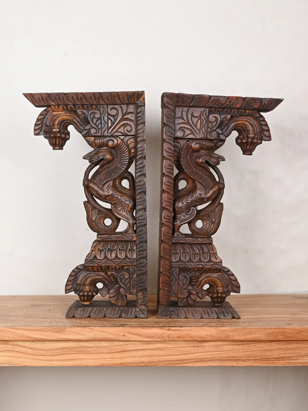 Yali wooden wall brackets