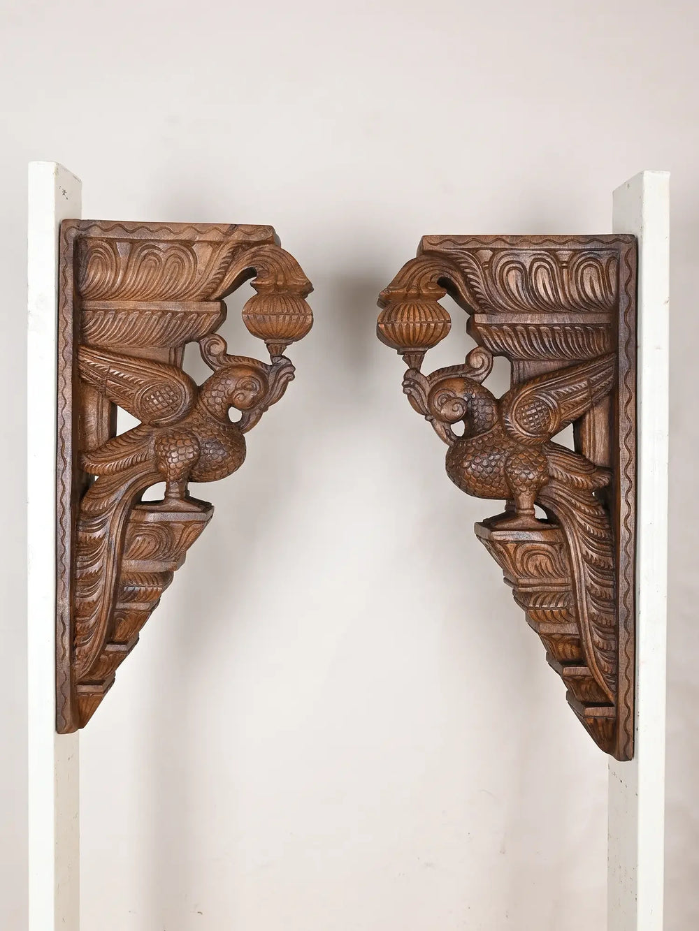 Wooden parrot brackets