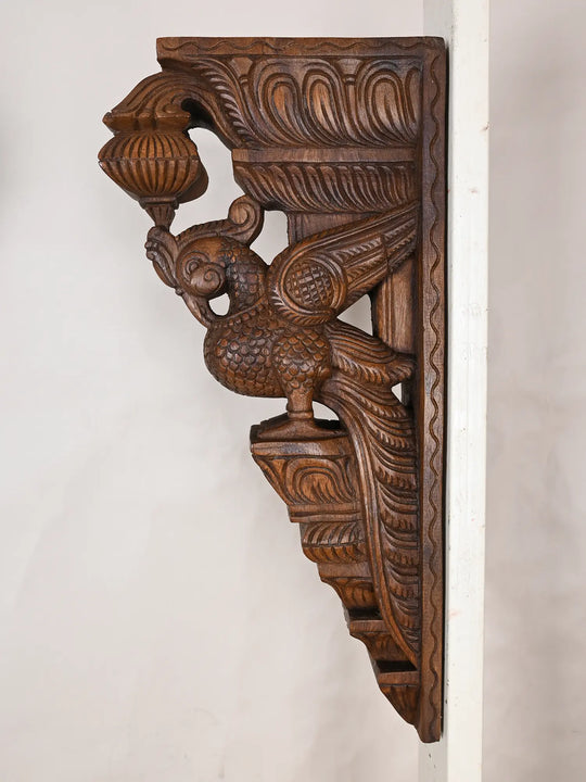 Wooden parrot brackets