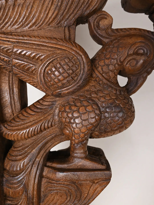 Decorative Wooden Brackets For Parrot 18"