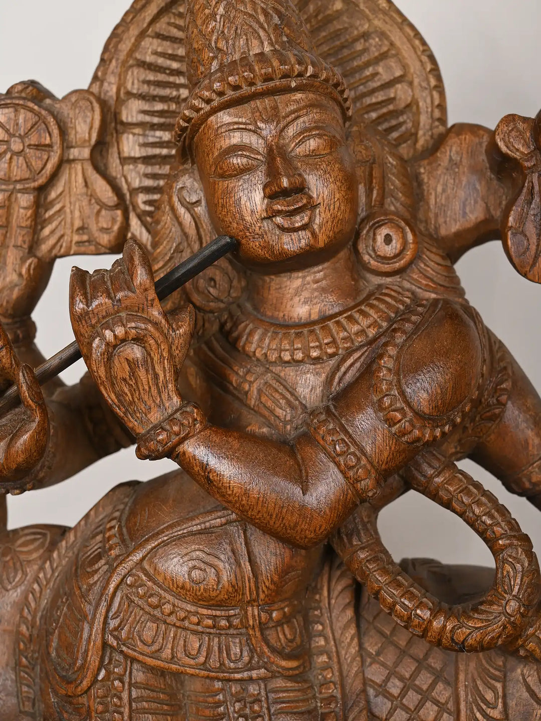 Lord Flute Krishna Statue 24"
