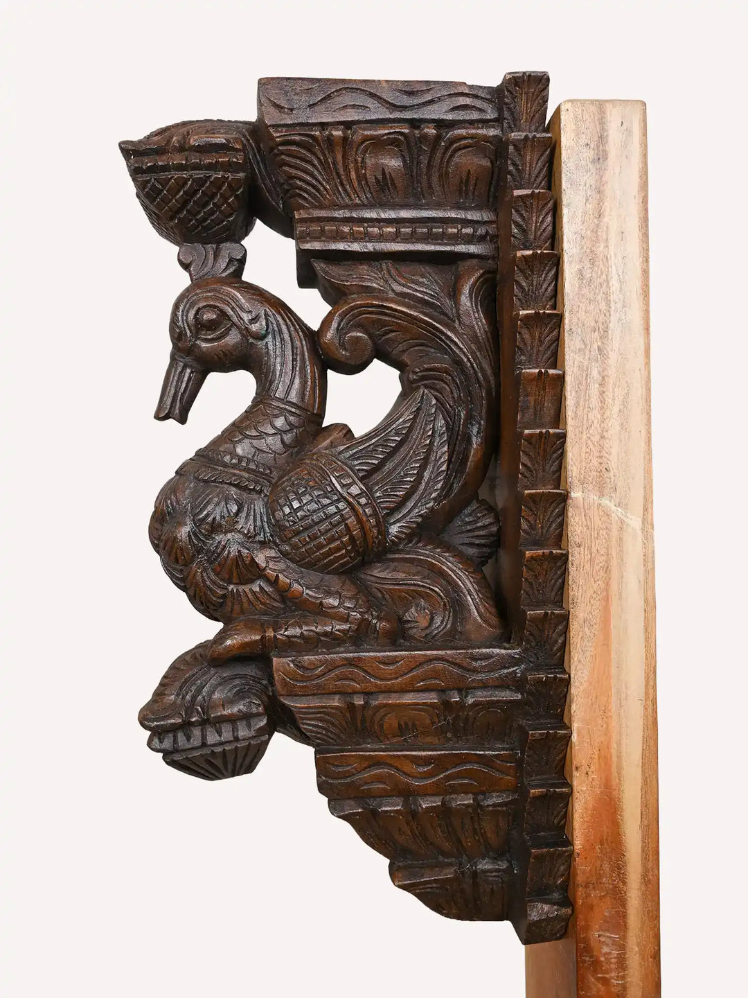 Decoratively Paired Hamsa Wall Bracket 18"