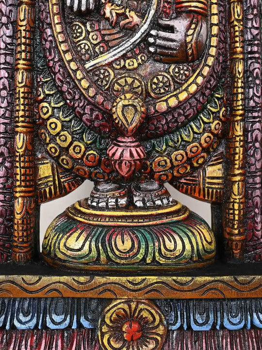 2Ft Painted Lord Venkateshwara Idol