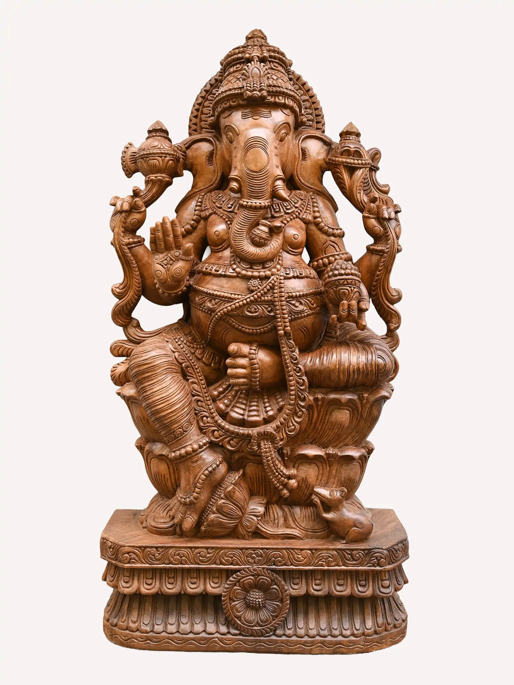 Ganesha wooden statue