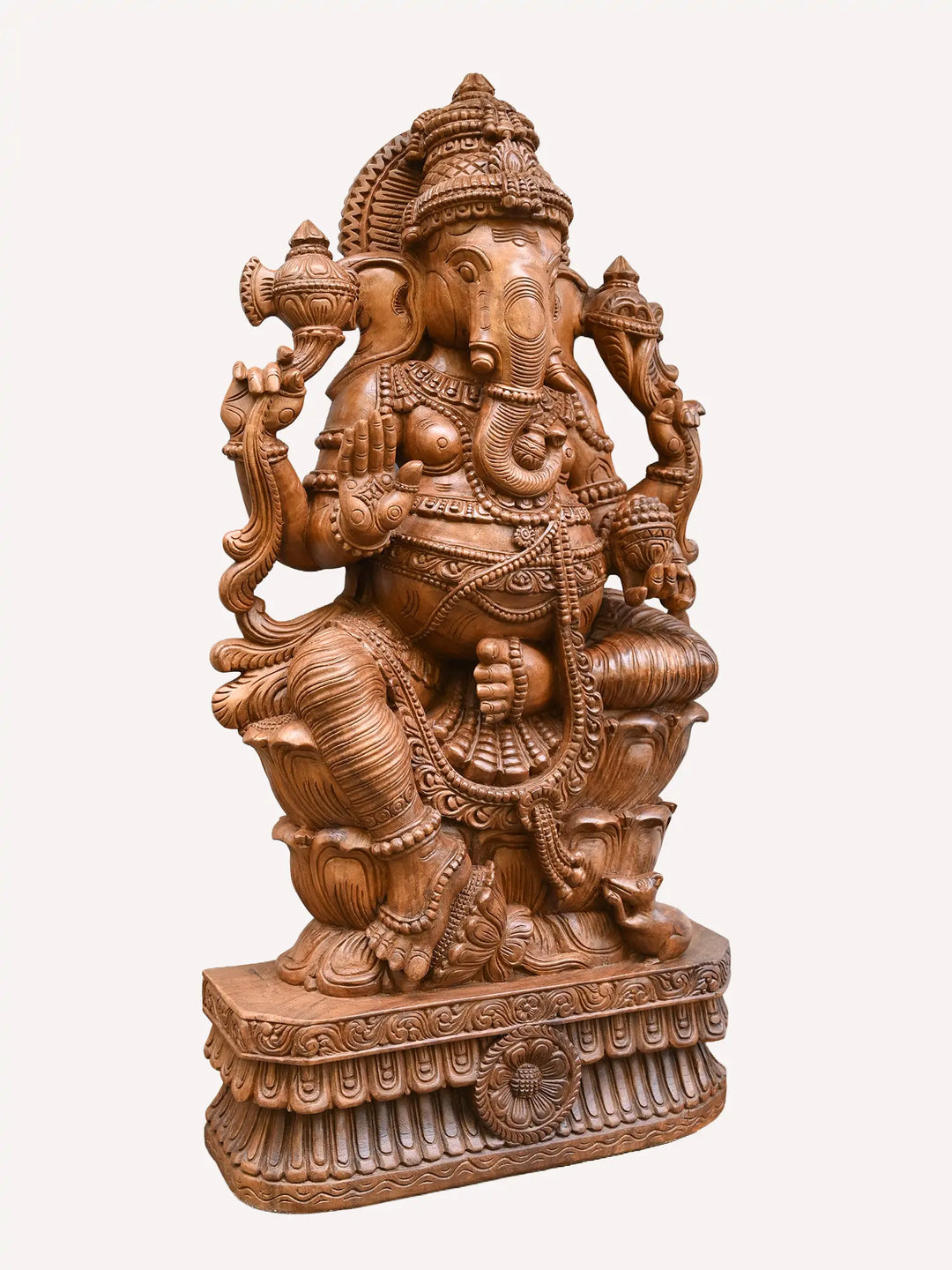 Ganesha wooden statue