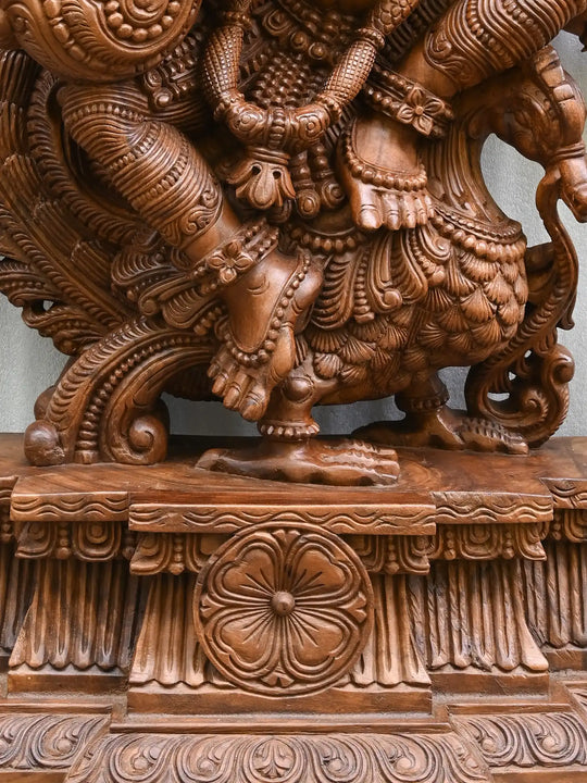 Goddess Saraswathi With Playing Veena 51"