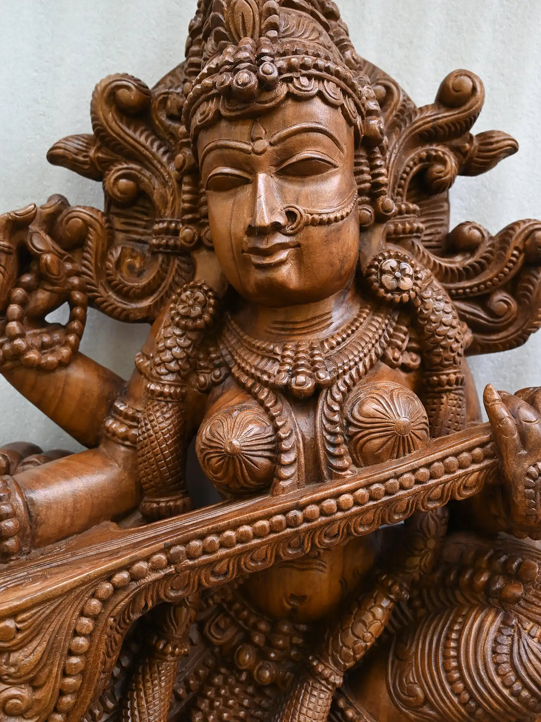 Goddess Saraswathi With Playing Veena 51"