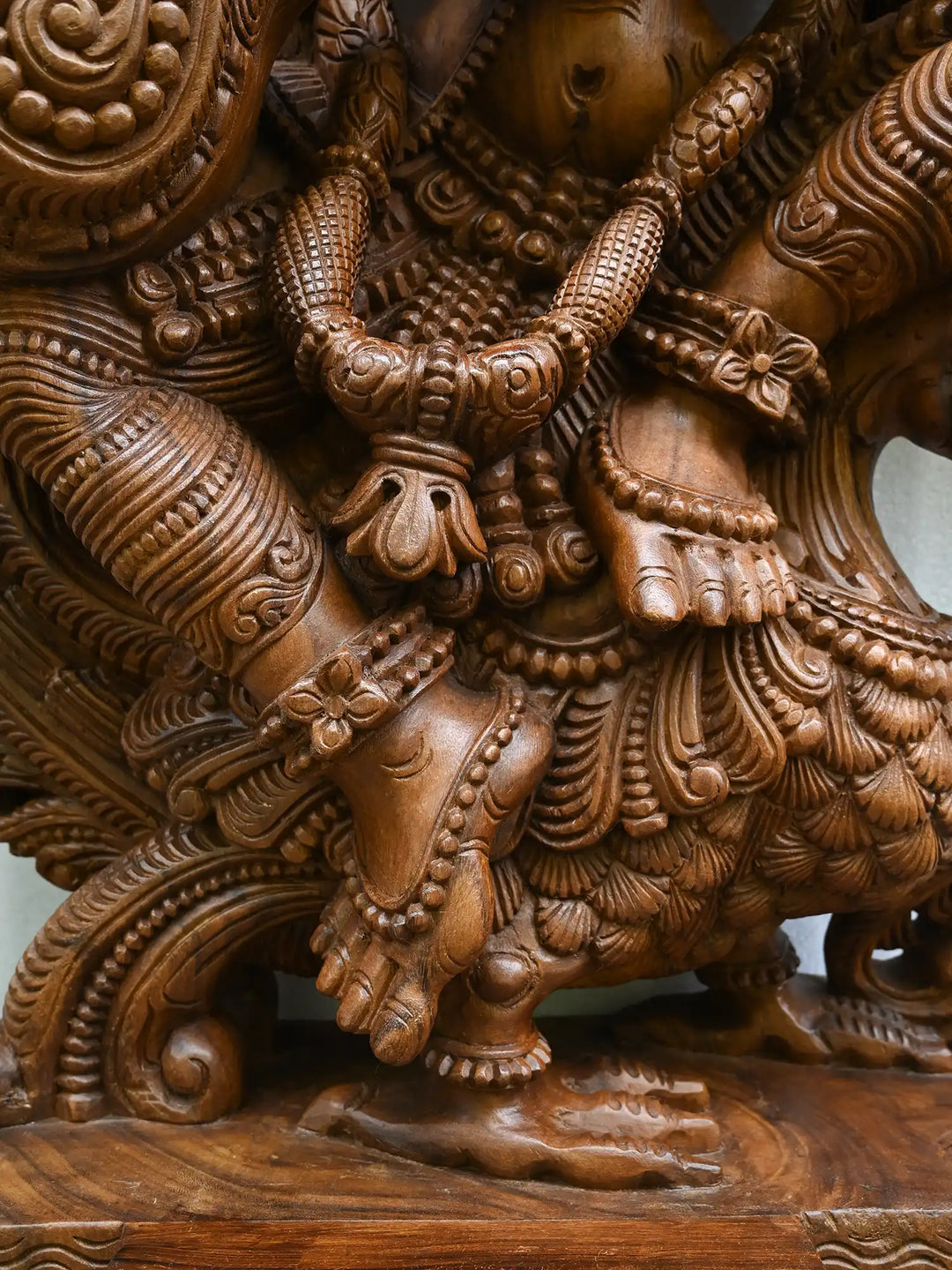 Goddess Saraswathi With Playing Veena 51"