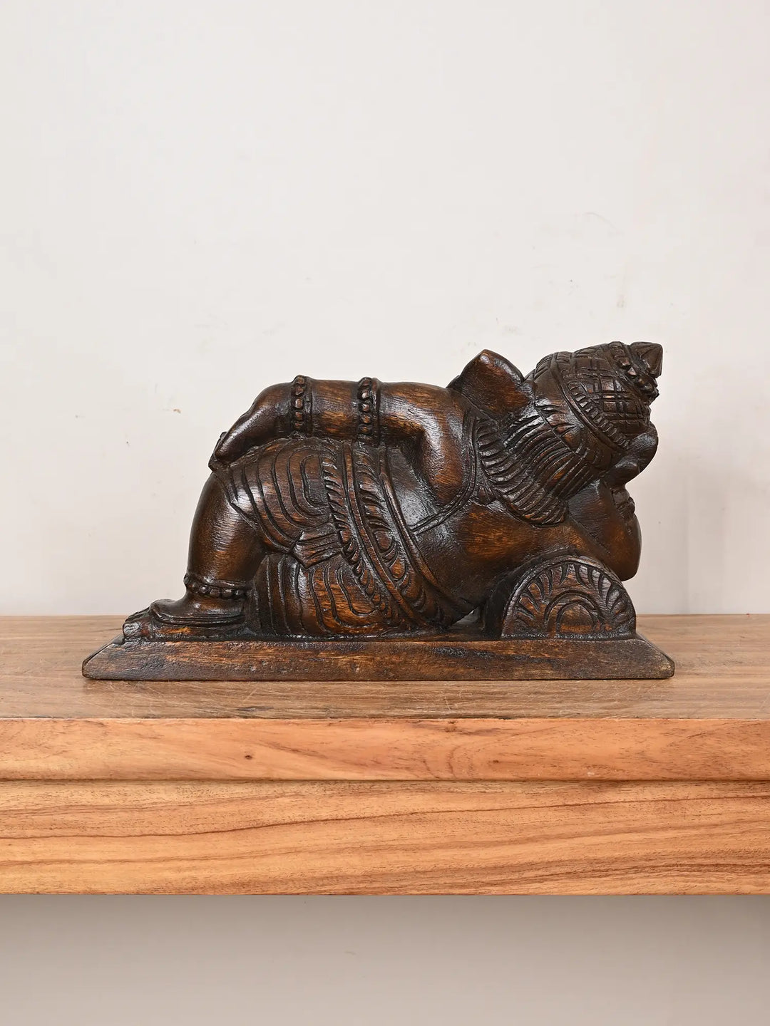 Relaxed Lord Ganesha in Reclining Pose 14"