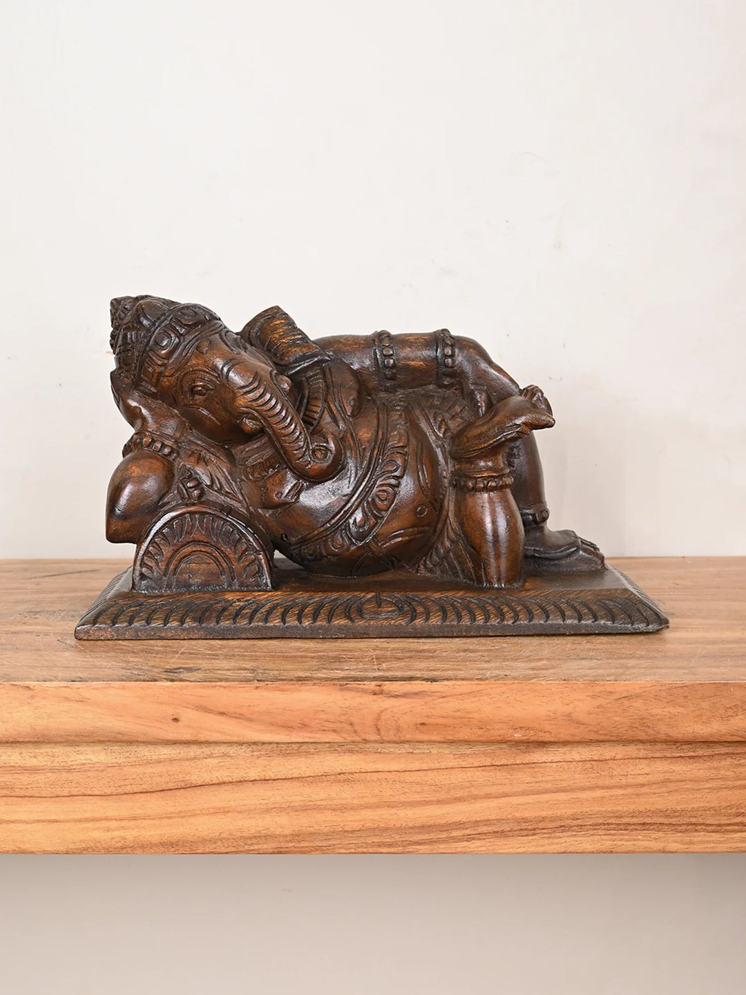 Wooden statue of Lord Ganesha