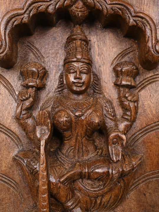 Paired Vertical Ganesh, Lakshmi & Saraswaathi Panel 37"