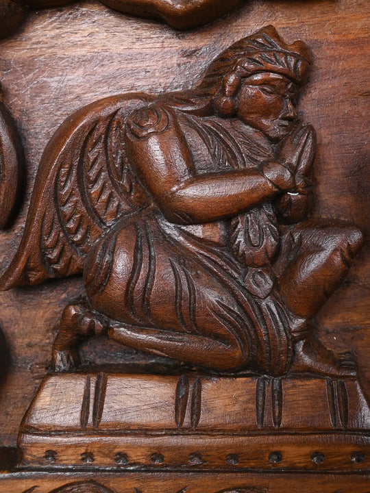 Vishnu's Symbol Chakra, Shankha, and Namam 42"