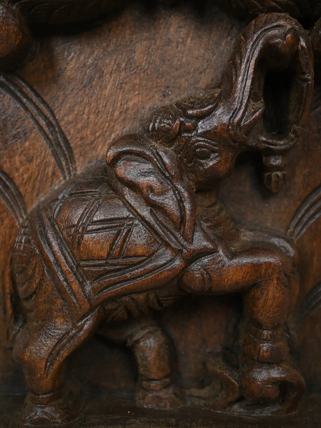 Classic Pillars Adorned with Lord Asta Ganesha Panel 45"