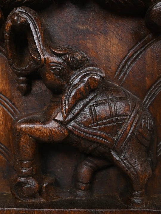 Classic Pillars Adorned with Lord Asta Ganesha Panel 45"