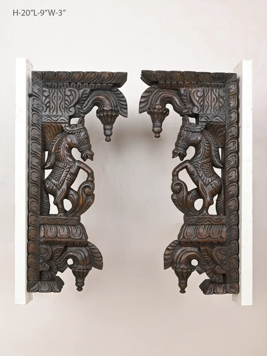 20" Paired Bodhil Style Horse Brackets