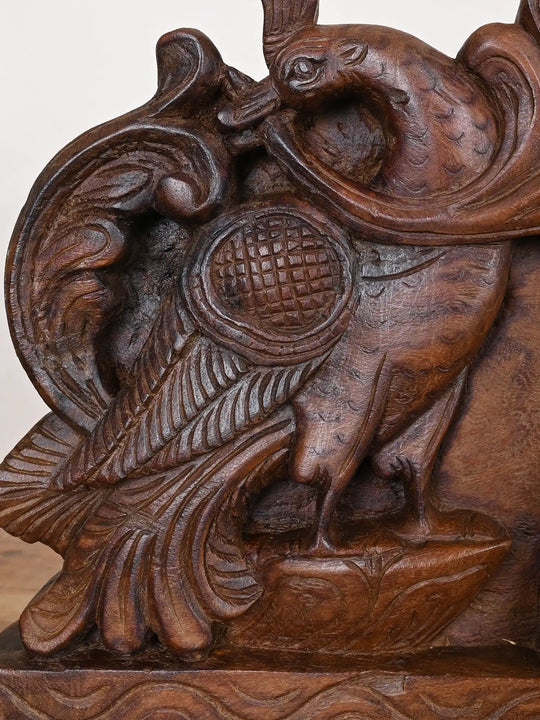 41" Floral Gaja Ganesh With Annam Panel