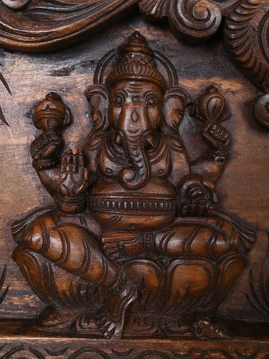 60"God With Goddess Horizondal Panel