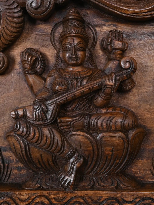 60"God With Goddess Horizondal Panel