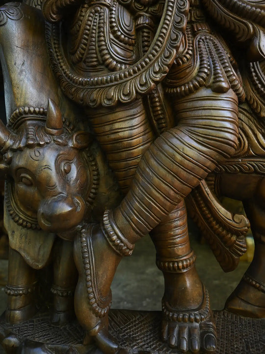 7Ft Jaliwork Krishna’s Melody and Radha’s Grace Captured