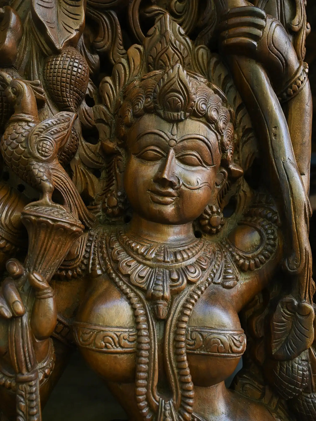 7Ft Jaliwork Krishna’s Melody and Radha’s Grace Captured