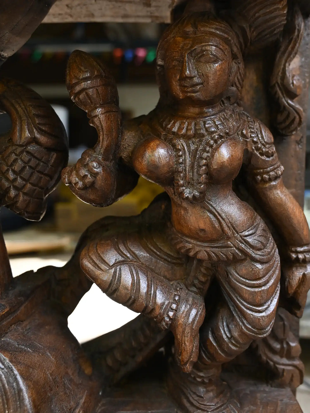 Lord Flute Krishna With Cow Under the Kadamba Tree 74"