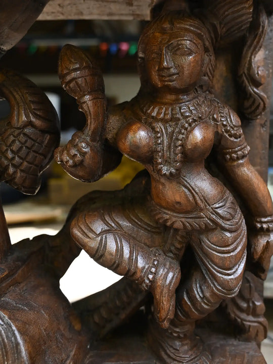 Lord Flute Krishna With Cow Under the Kadamba Tree 74"