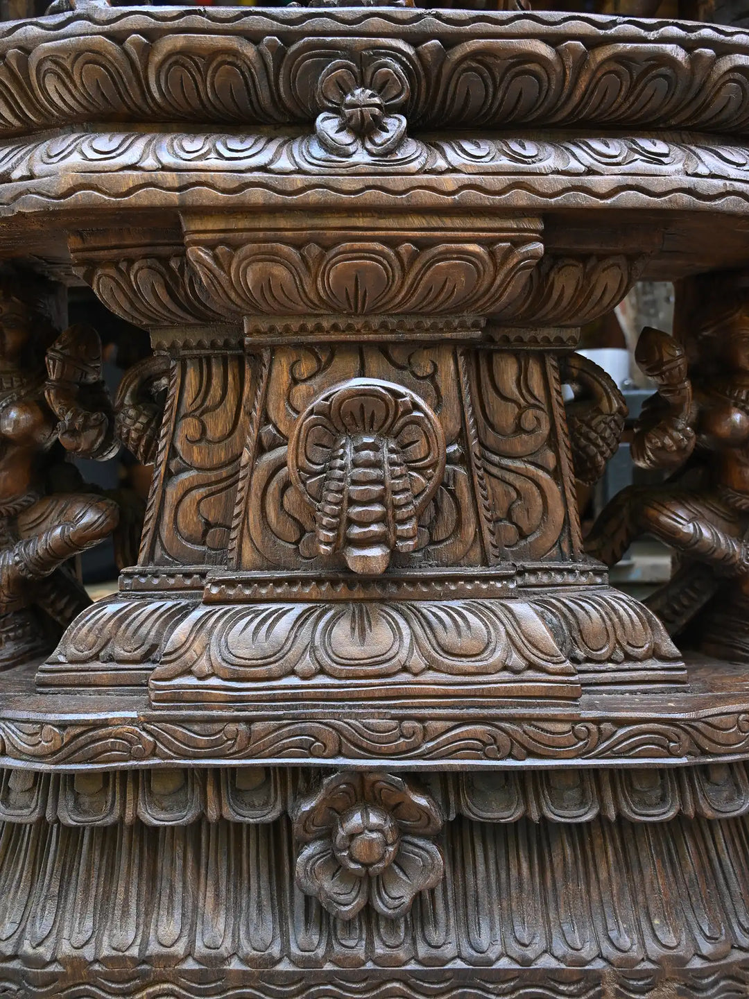 Lord Flute Krishna With Cow Under the Kadamba Tree 74"