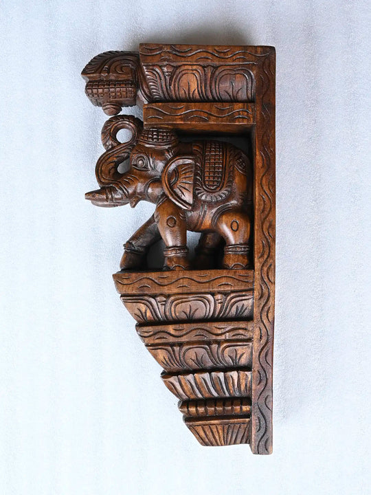 Traditional South Indian Elephant Corbels 18"