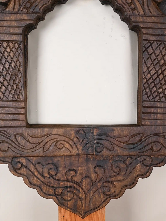 24" Wooden Mirror frame for wall decor