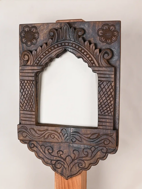 24" Wooden Mirror frame for wall decor
