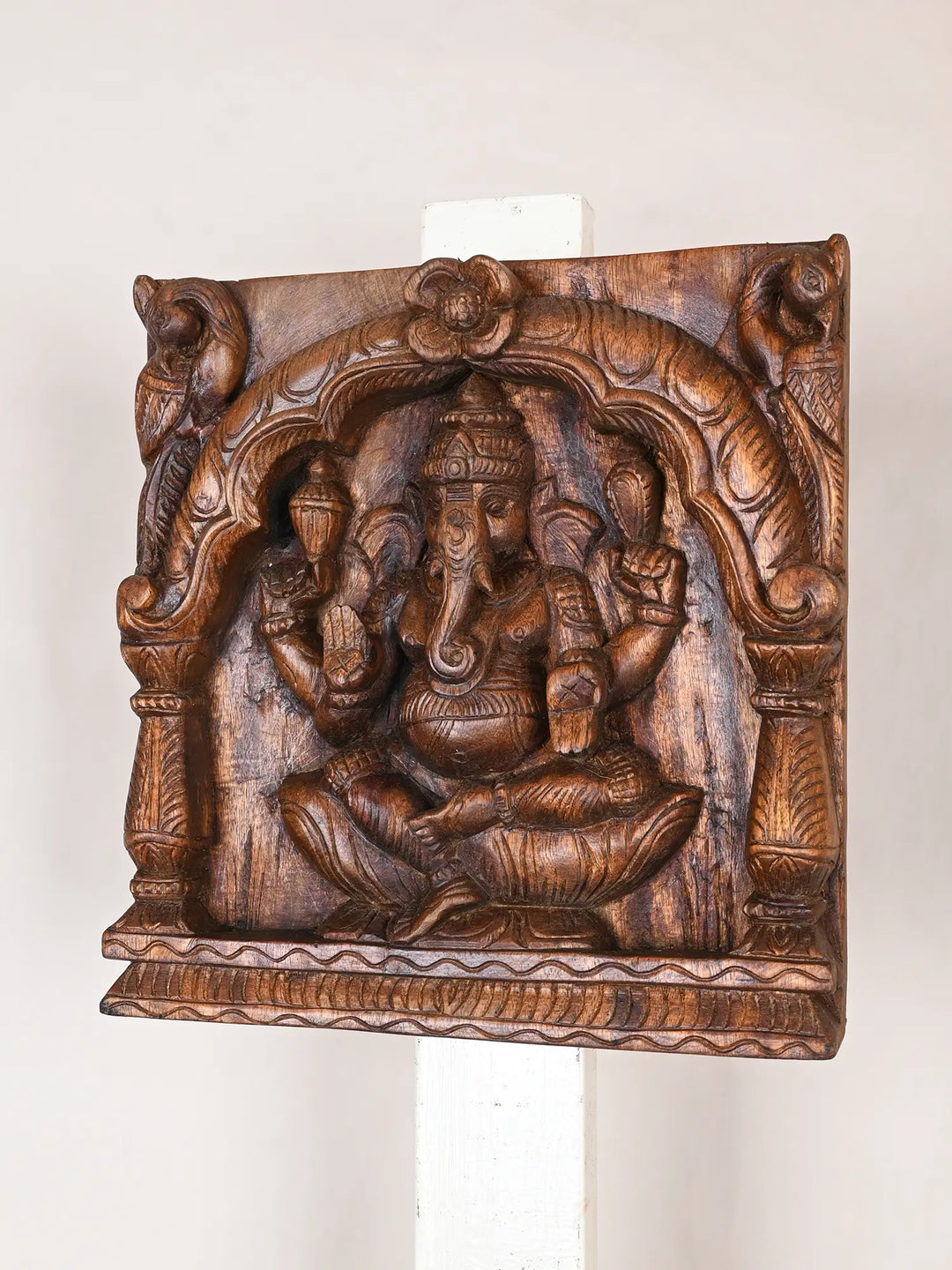 Wooden Vinayaka wall mount