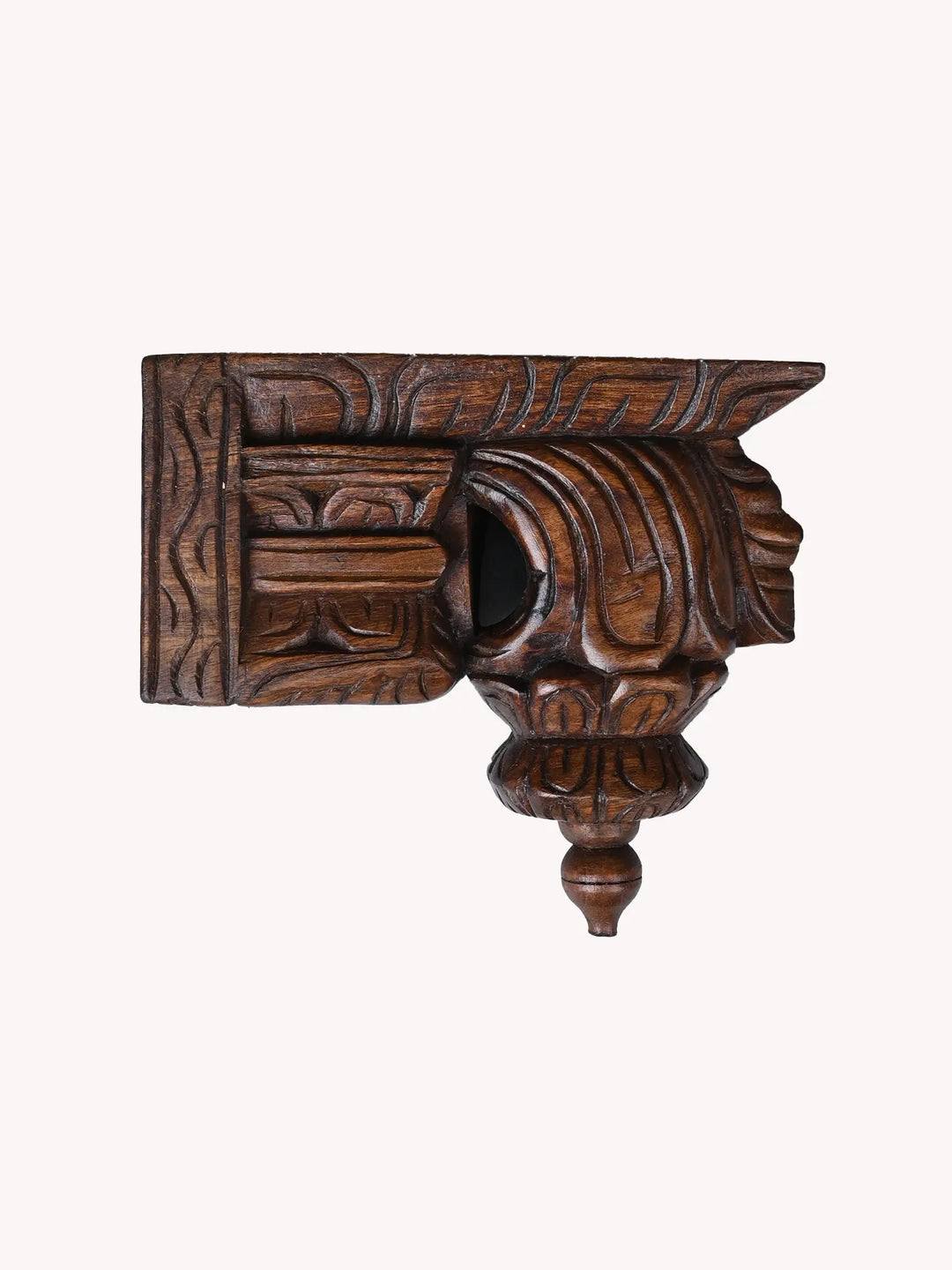 wooden pair of bodhil brackets