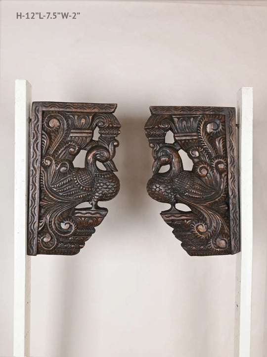 pair of hamsa wall brackets