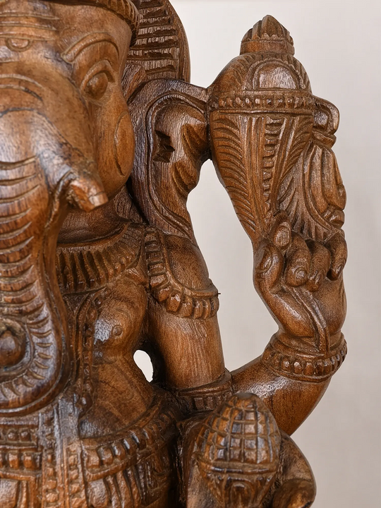 24"Elegant Handcrafted Ganesha Sculpture