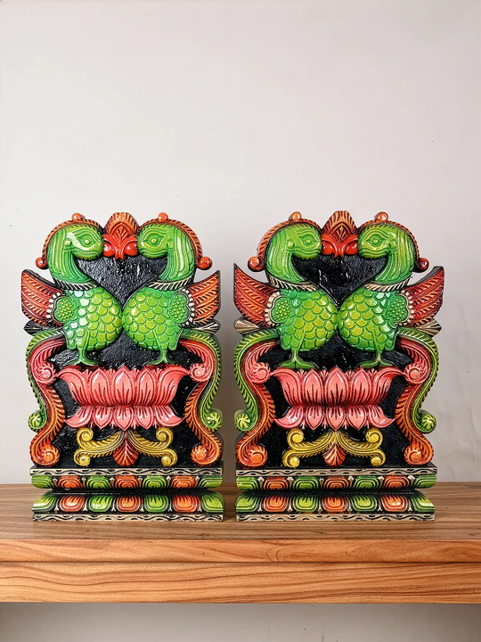 Colorful Annam Bird Wooden Wall mounts 18"