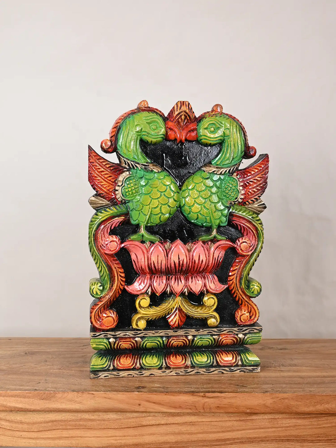 Colorful Annam Bird Wooden Wall mounts 18"