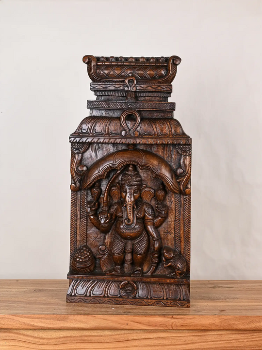 24" temple style vinayaga kavadi wall mount