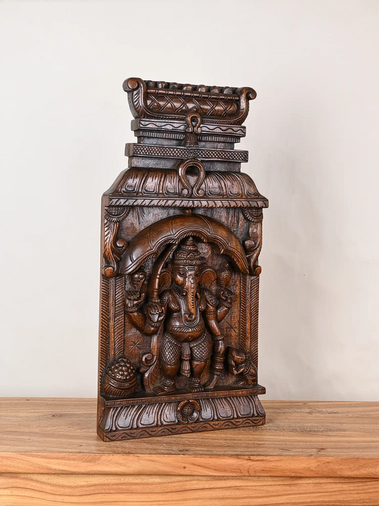 24" temple style vinayaga kavadi wall mount