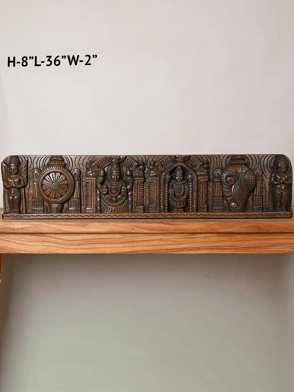 wooden lord balaji Wall mount