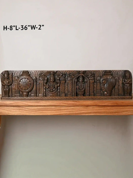 wooden lord balaji Wall mount