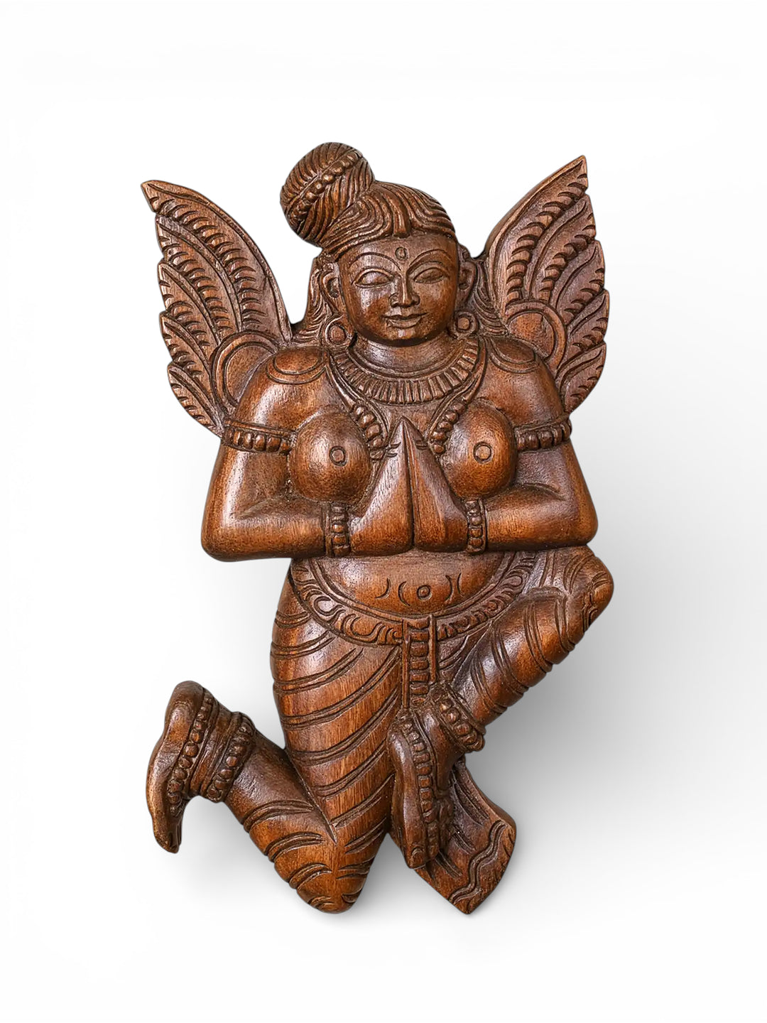Wooden Gandharvas Wall Brackets (Pair) 12"