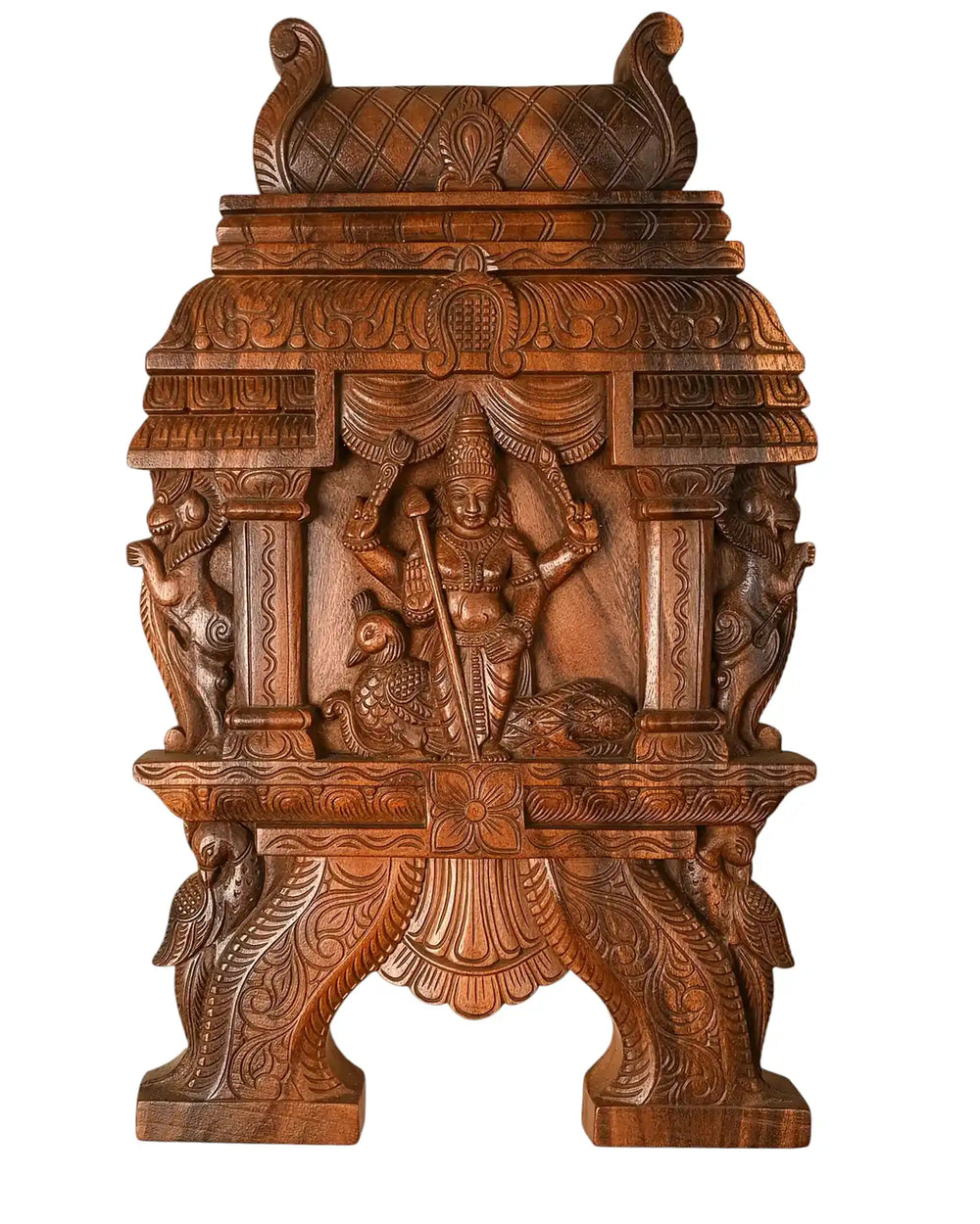 wooden lord murugar kavadi