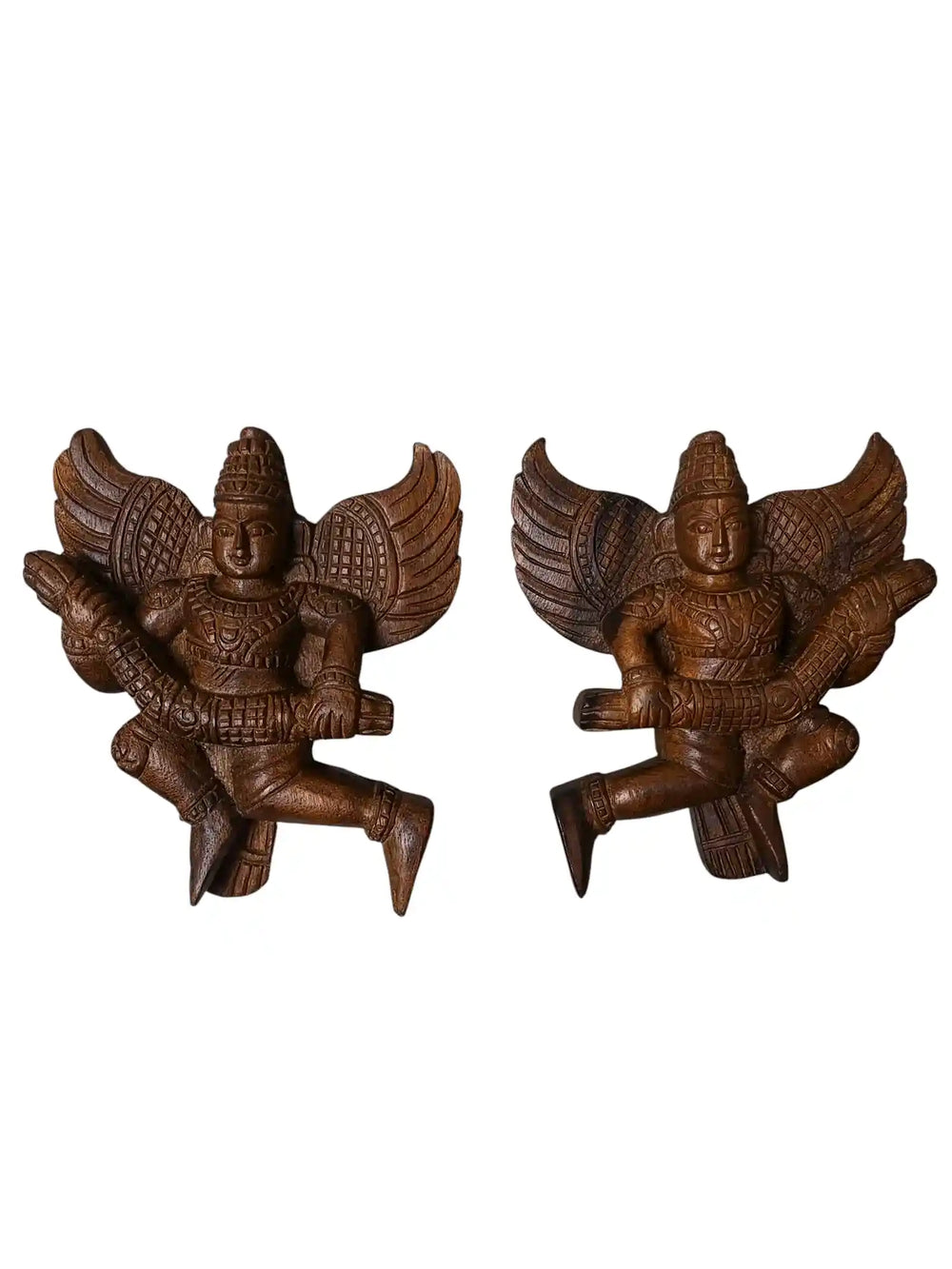 Wooden Gandharva Wall Mount 