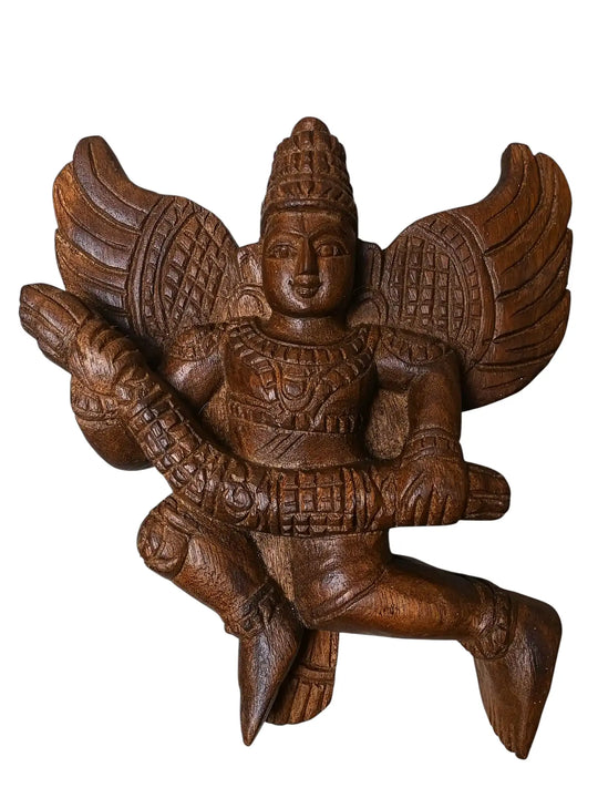 Wooden Gandharva Wall Mount 